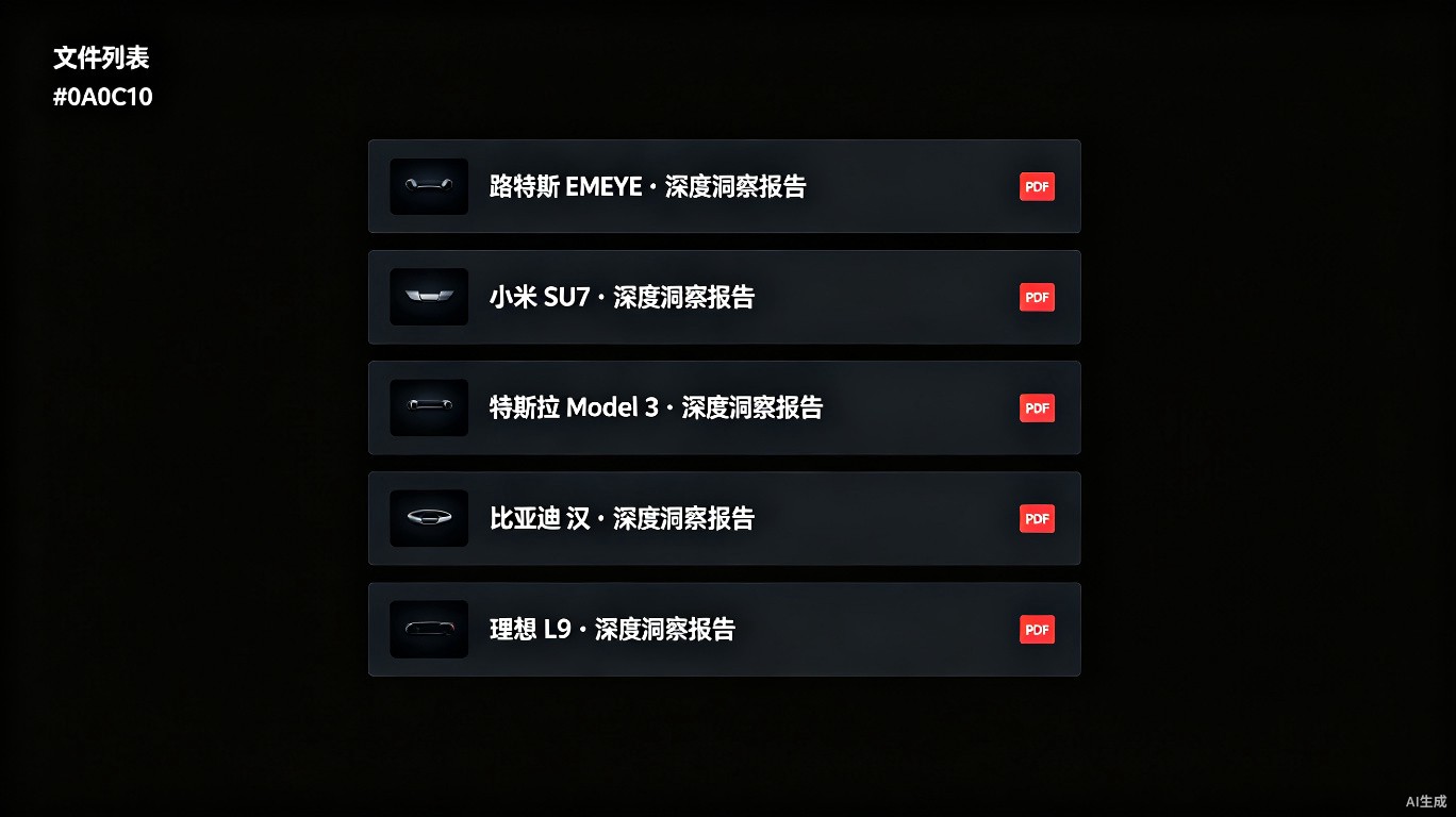 自动化决策报告